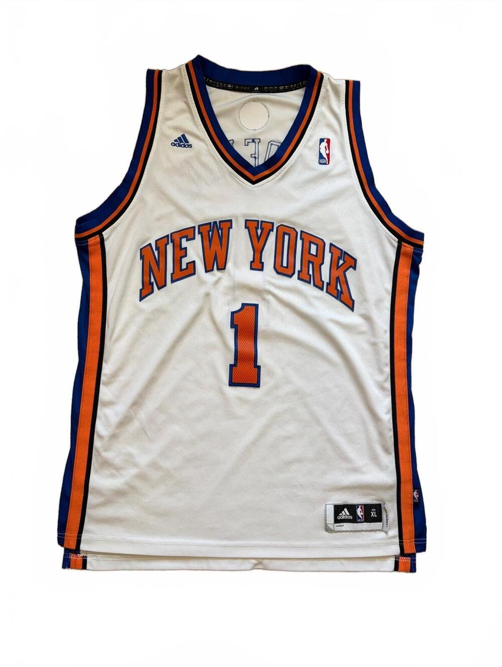 adidas New York Knicks Amar'e Stoudemire #1 Swingman Jersey Men's XL White
